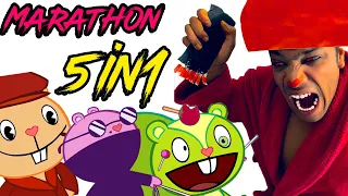 HAPPY TREE FRIENDS MARATHON IN REAL LIFE WITH ZERO BUDGET. Cosplay parody. Part 3