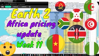 Earth 2, Africa price update, week 11. Find out what is making money.