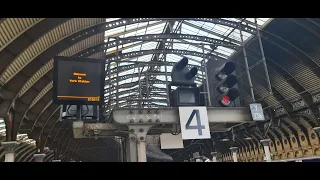 York Train Station - What's your favourite train? Includes double train action!!