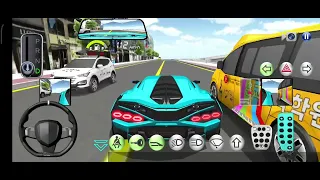 3D Driving Class Simulation - Funny Police Officer Refuel His Super Car Gas Crazy Driving Gameplay