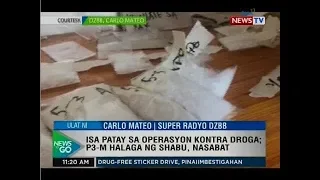 NTG: Isa patay sa operasyon kontra droga; P3-M halaga ng shabu, nasabat