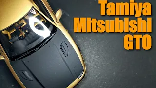 Building a realistic Tamiya Mitsubishi GTO twin turbo 1/24 car scale step by step build