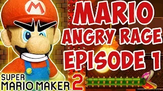 MARIO ANGRY RAGE !! Super Mario Maker 2 !! (#1) ᴴᴰ