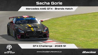 iRacing - 23S1 - Mercedes-AMG GT4 - GT4 Challenge - Brands Hatch - SG