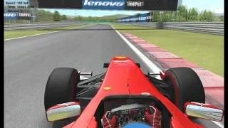 F1 2011 Hungaroring onboard Fernando Alonso