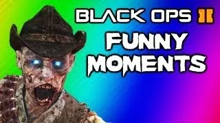 Black Ops 2 Buried Zombies Funny/Noob Moments - Time BOMB Trolling, Paralyzer, Remington Pistol