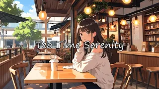Tea Time Serenity: a LOFI Hip-Hop encompassing a peaceful moment of enjoying tea in a Japanese cafe