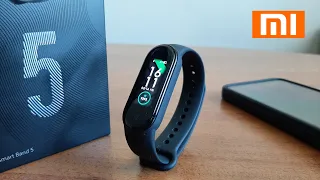 Фитнес Браслет Xiaomi Mi Smart Band 5 Распаковка Возможности Приложение Mi Fit Настройка