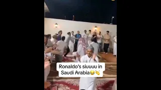 Ronaldo Siuuu Arabic version 🤣 🤩 #soccer #football #love #viral #trending #ronaldo #funny #shorts