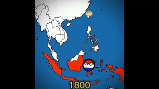 Indonesia's History 🇮🇩 #countryballs #history #indonesia