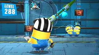 Despicable Me: Minion Rush Referee minion collect 650 Bananas with Gru's Rocket at Mall | No Damage