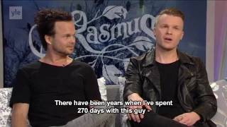 The Rasmus - Lauri and Aki interviewed on YLE Aamu-TV, March 2017