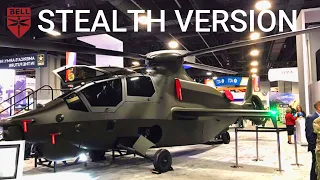 Bell’s 360 Invictus attack helicopter | unveils upgraded version of its stealth helicopter at AUSA