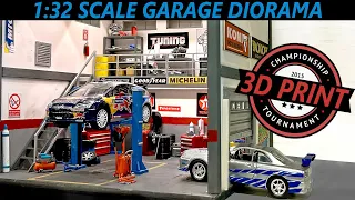 Building a Garage Diorama with 3D printed parts