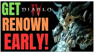 Diablo 4 - Why YOU NEED Renown Early - Buffs, Paragon, Alt Characters