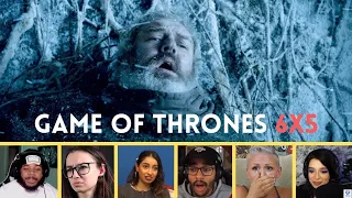 Reactors Reaction to HODOR Holding the White Walkers Back | Game of Thrones 6x5 The Door