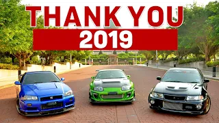 800HP SUPRA, 700HP R35, GTR R34, EVO, A45, PORSCHE, MUSTANG & MANY MORE! Thank you 2019!