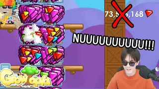 Buying GEMS to 74 Million  😭 HE USED ROCKS !?!?!?!?!? | Growtopia