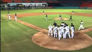 2011/09/19 Infante's walk-off blast