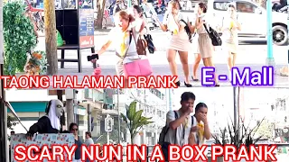 TAONG HALAMAN PRANK & NUN IN A BOX PRANK: E. MALL & GAISANO SOUTH: BYE BYE ICE CREAM". 😁✌️♥️