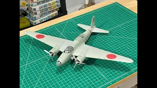 Full Built ICM Ki 21 Ib Sally Japanese Heavy Bomber  1/48 Scale Model Aircraft