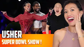 Usher Super Bowl Halftime Show w/ Alicia Keys, H.E.R, Ludacris, Lil Jon Reaction