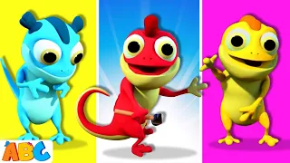 Chameleon Finger Family + Dinosaur Cartoon Song | Kids Songs by @AllBabiesChannel