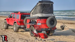 Beach Camping in Texas - Padre Island