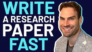 How To Write a Research Paper Fast and Easy (3 Tips by Prof. David Stuckler)