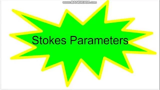 Stokes Parameters