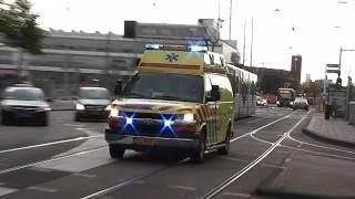 Compilatie 24X Spoed/A1 Ambulance`s Tijdens Koningsdag in Amsterdam
