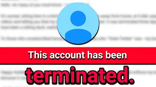 my channel was hacked and terminated.