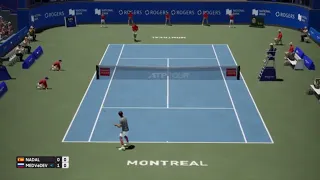 R.Nadal vs D.Medvedev | ATP 1000 Montreal Live Gameplay