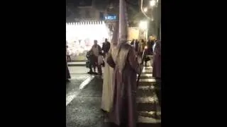 Nazareno Borracho en la Alameda de Malaga Semana Santa 2014