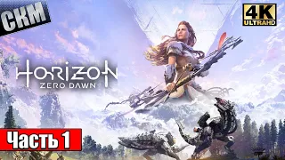 Прохождение Horizon Zero Dawn #1 — Начало Новой Саги {PS5} 4K на русском