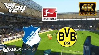 EA FC 24 - Hoffenhein vs Borussia Dortmund | Bundesliga 23/24 | Next Gen - Series X [4K 60FPS]