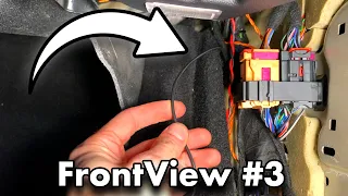 Golf MK7 Front View Camera, part 3: wiring through firewall