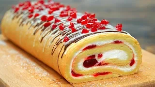 Delicious Sponge Cake Roll | Easy recipe