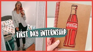 COCA-COLA INTERN // FIRST DAY VLOG