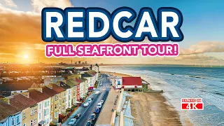 REDCAR | Full seafront beach tour of Redcar, North Yorkshire, England!