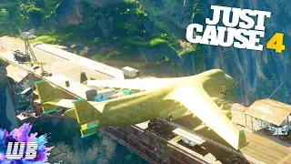 LANDING CARGO PLANES ON A TINY BRIDGE in Just Cause 4!