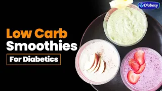 Low Glycemic Load Smoothie Recipes (Apple, Berry & Green Smoothie) | Diabetic Meal Ideas by Diabexy