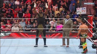 Johnny Gargano Vs Omos - WWE Raw 21/11/2022 (En Español)