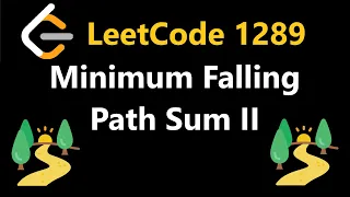 Minimum Falling Path Sum II - Leetcode 1289 - Python