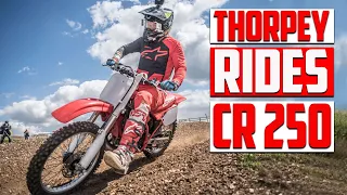 World MX Champion SHREDS Honda CR250 Two Stroke!