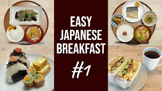 Easy & Delish Japanese Breakfast Recipes for Beginners #1 Sweet Potato Miso Soup, Rice Ball, etc.