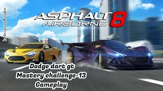 Dodge dart GT mastery challenge Gameplay| Asphalt 8 airborne| Oneplus 8 pro gaming|