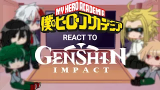 MHA reacts to Genshin Impact (teyvat academy) Part1/?? (MY AU!) awwchen