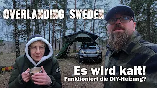 Plötzlich ist alles weiß! | Mit Dachzelt zu Schwedens größtem See | DIY Standheizung |