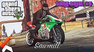 GTA V Online | Time Trial #9: Sawmill (Under Par Time)